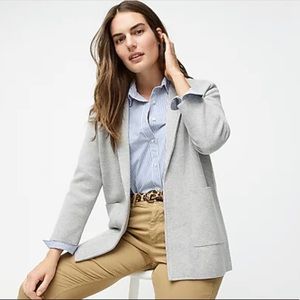 J. Crew Sophie open-front sweater-blazer